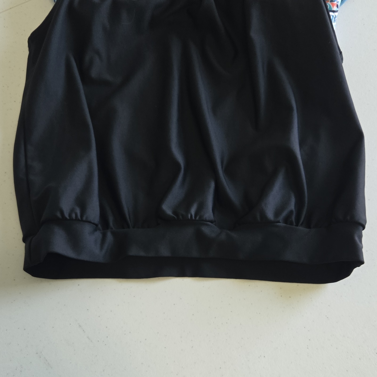 Next Black Geo Racerback Blouson Double-up Tankini Top Adjustable Straps 32B/C