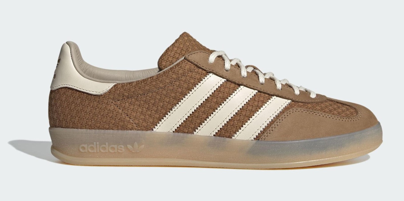 [JR8851] MENS ADIDAS GAZELLE INDOOR ‘BROWN DESERT WONDER WHITE’