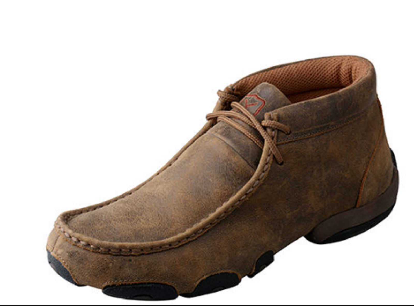 Twisted X Women’s ‘Chukka Driving’ Moc Toe Lace-Up Leather Shoe WDM0001