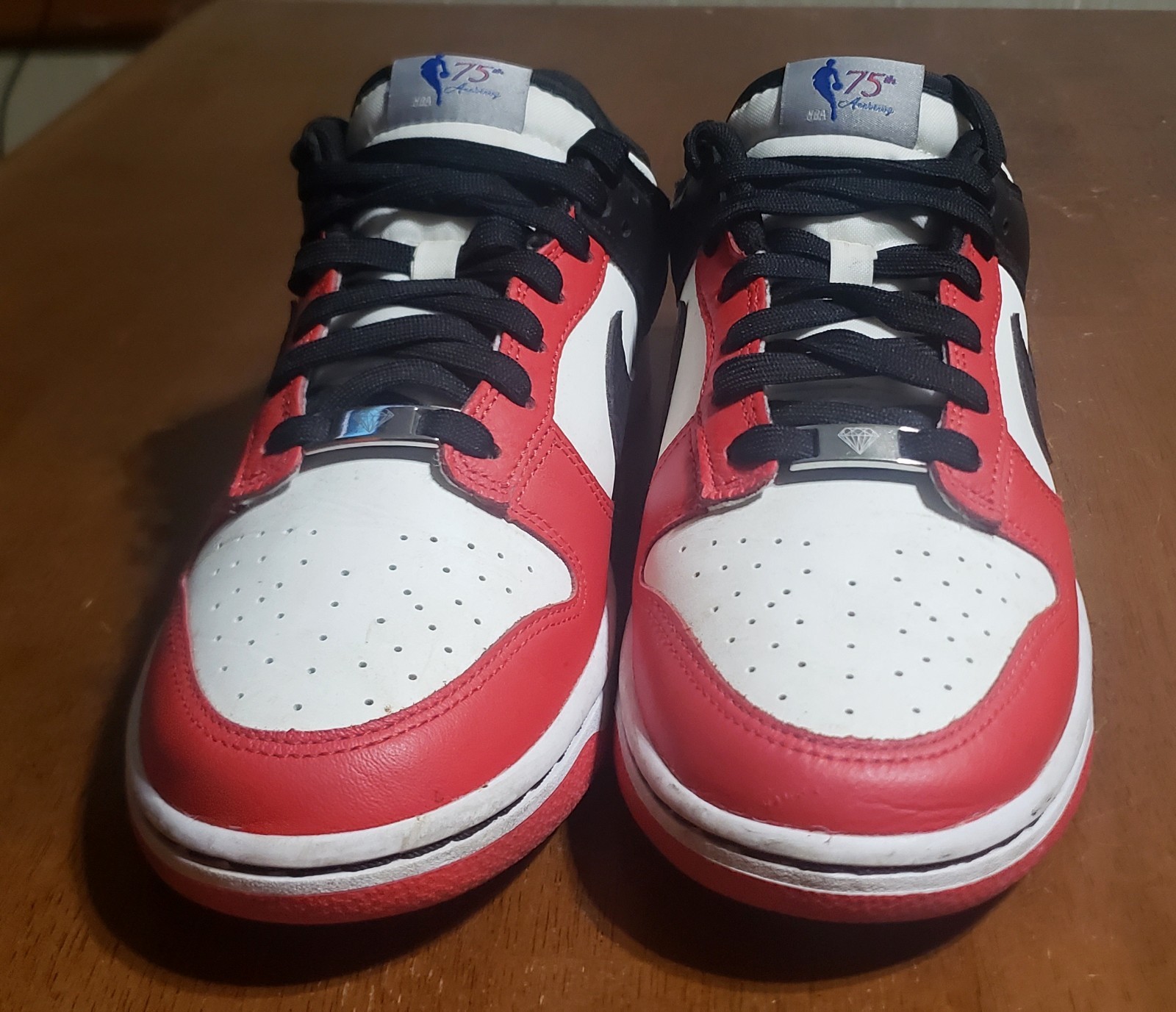 Nike Dunk Low EMB x NBA 75th Anniversary – Bulls 2021 Men’s Size 9