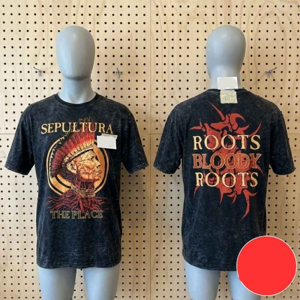 New Sepultura Roots Bloody Roots All Over Print 3D Polyester Shirt TD1553