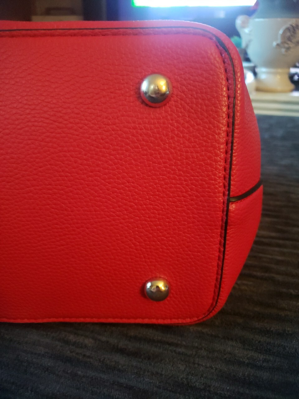 Joy SUSAN 100% Vegan Leather Hobo / Satchel Womens Purse NWOT Red