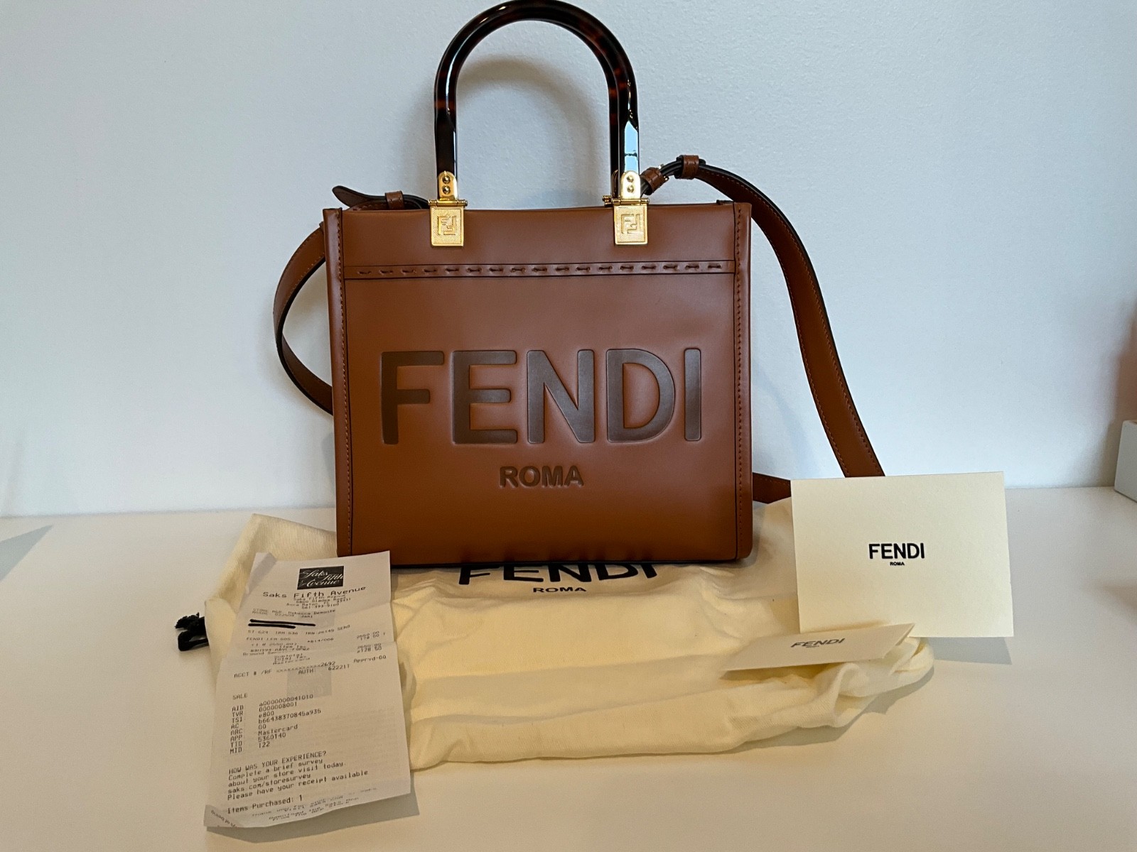 Fendi Sunshine Tote Small pristine condition never used