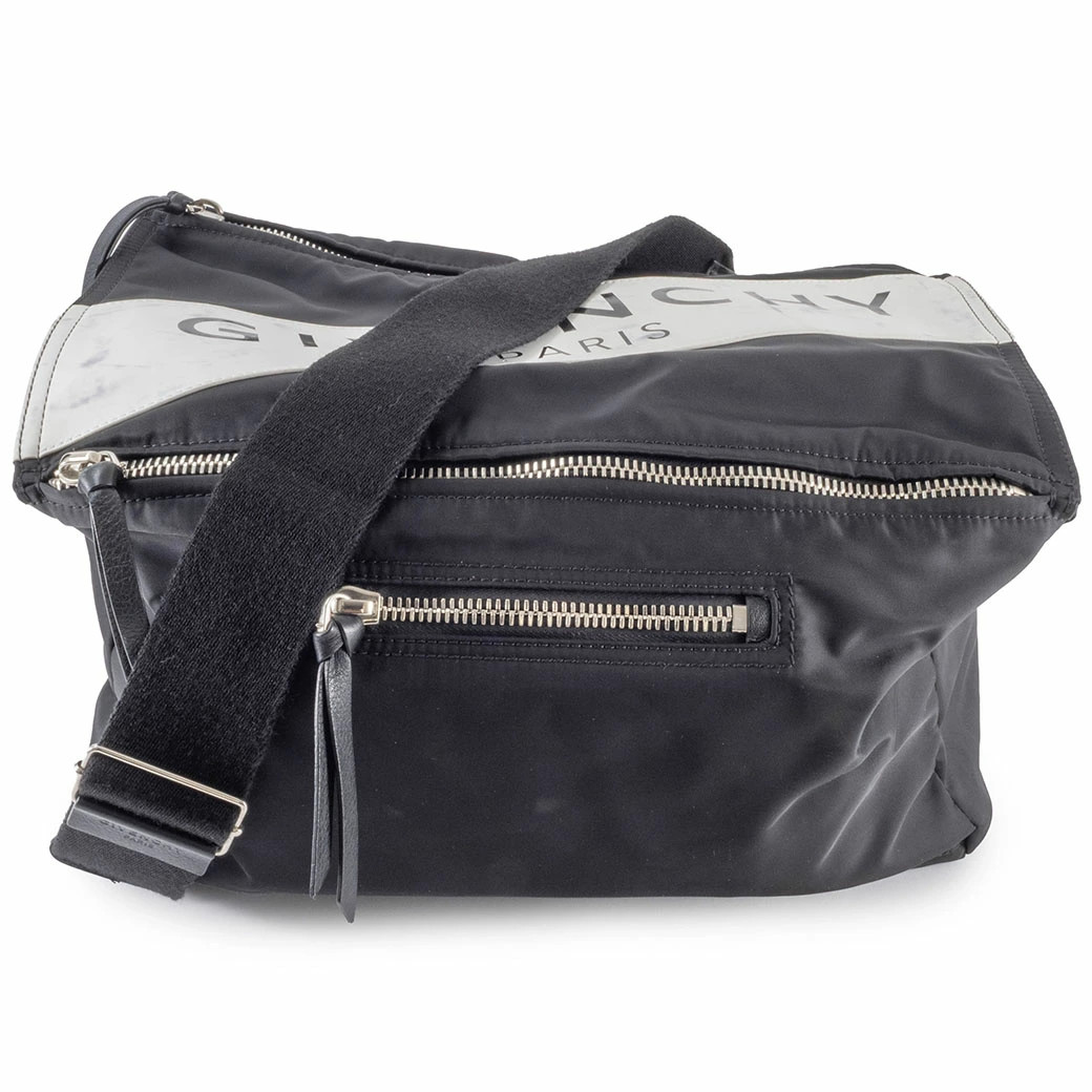 Givenchy Pandora Shoulder Bag Nylon Canvas Black Men’s #URB355