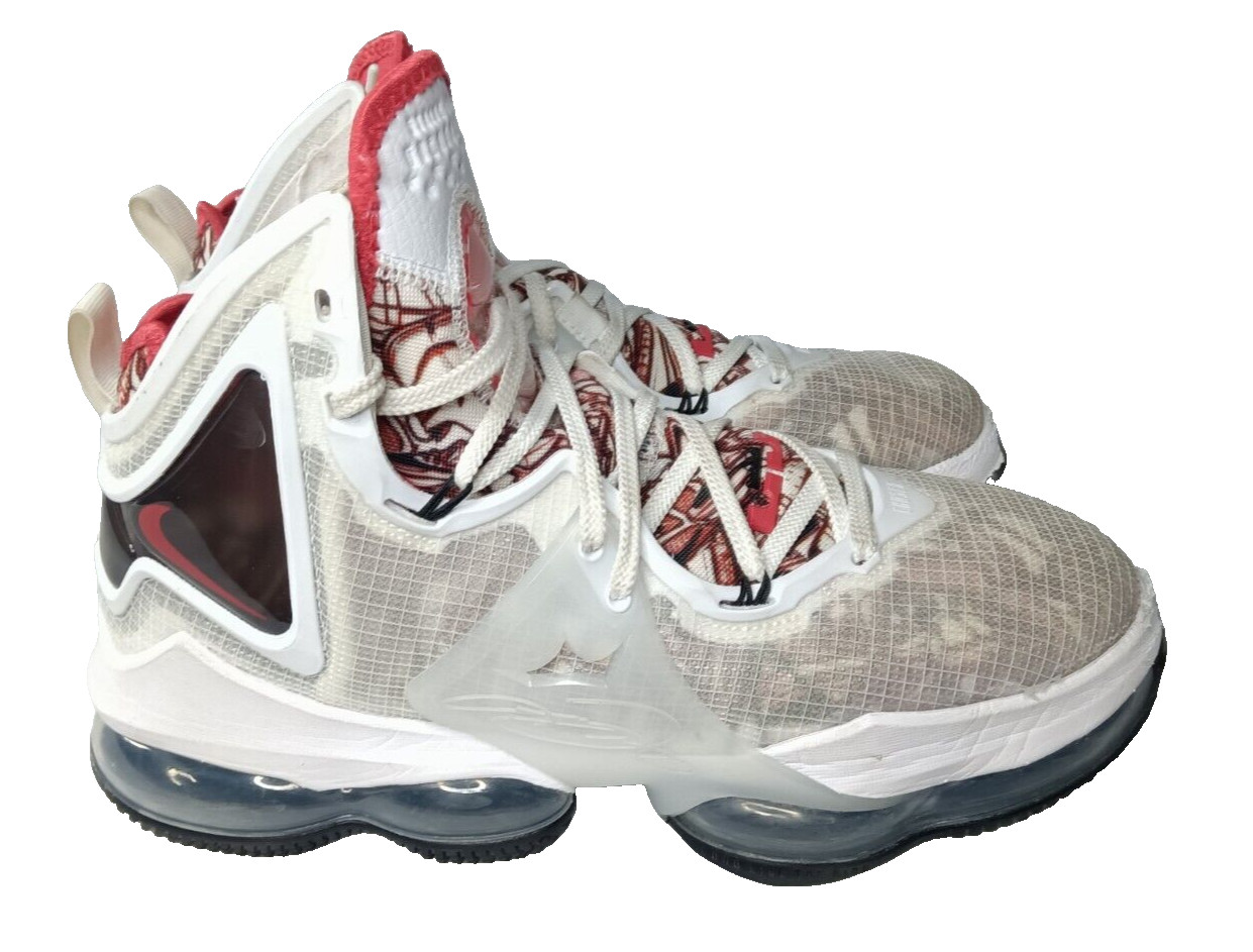 Nike LeBron 19 EP Sketch Men’s Size 9 ~AS IS ~NOSE WEAR