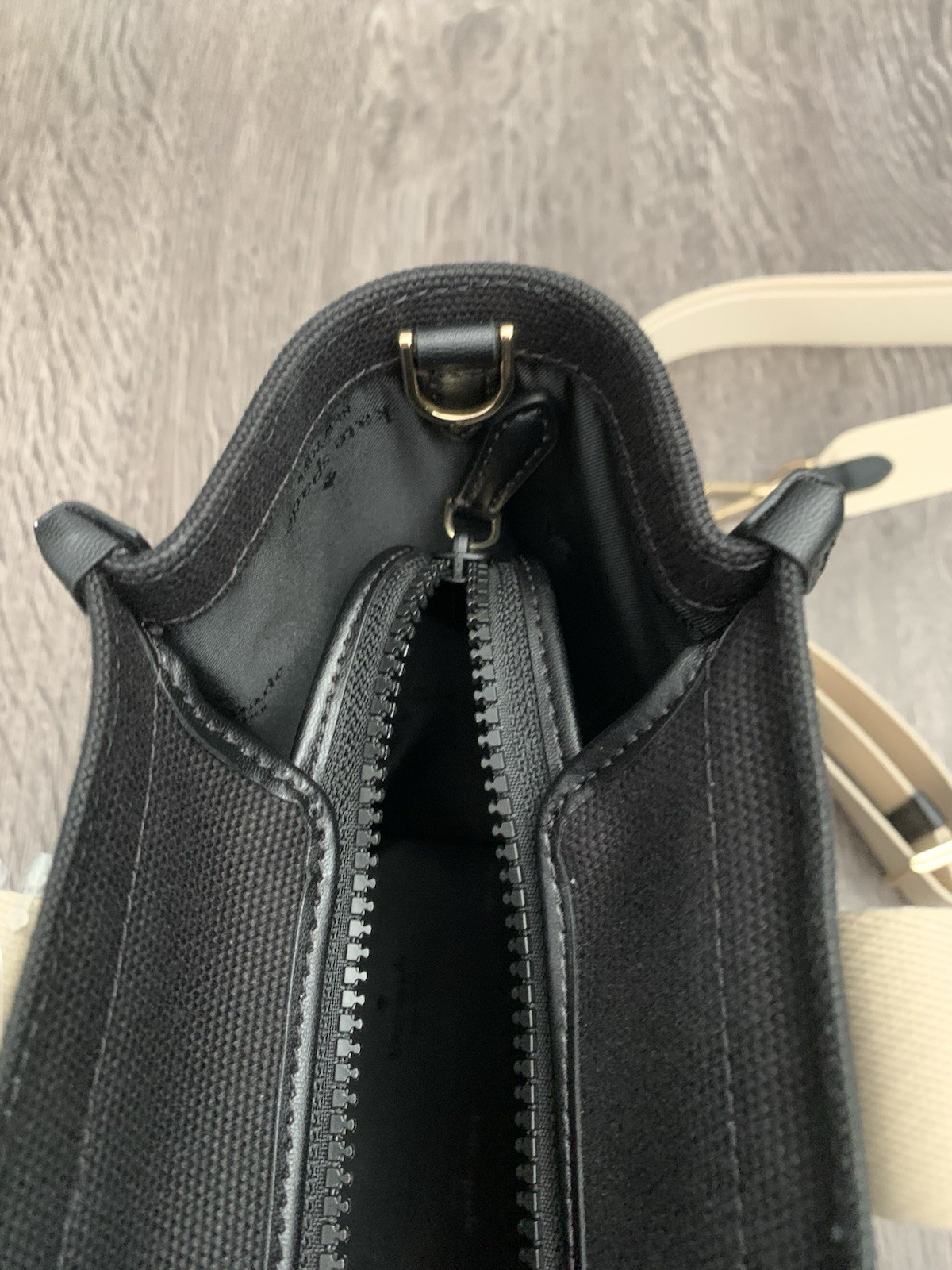 Kate Spade New York Kip Small Canvas Tote Shoulder Bag Black NWT