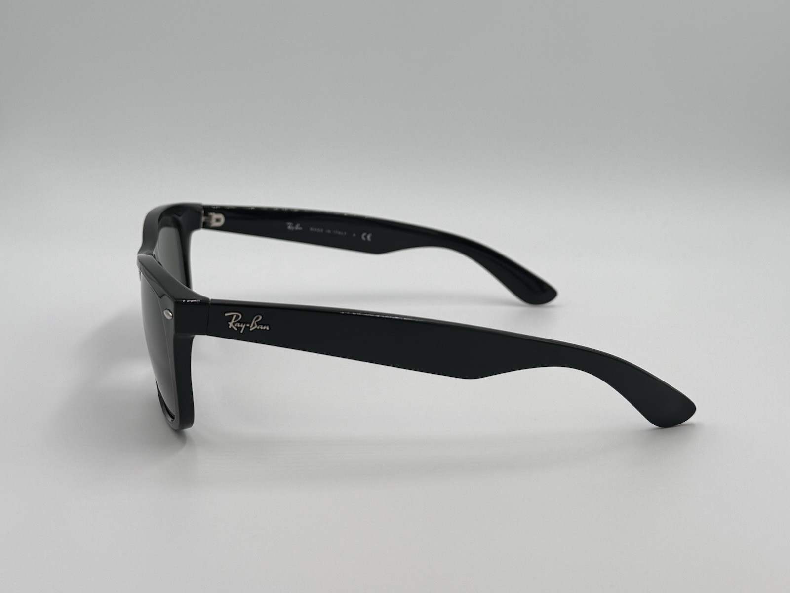 RAY BAN RB2132 901 58mm NEW WAYFARER Black; Green Classic G15 AUTHENTIC ITALY