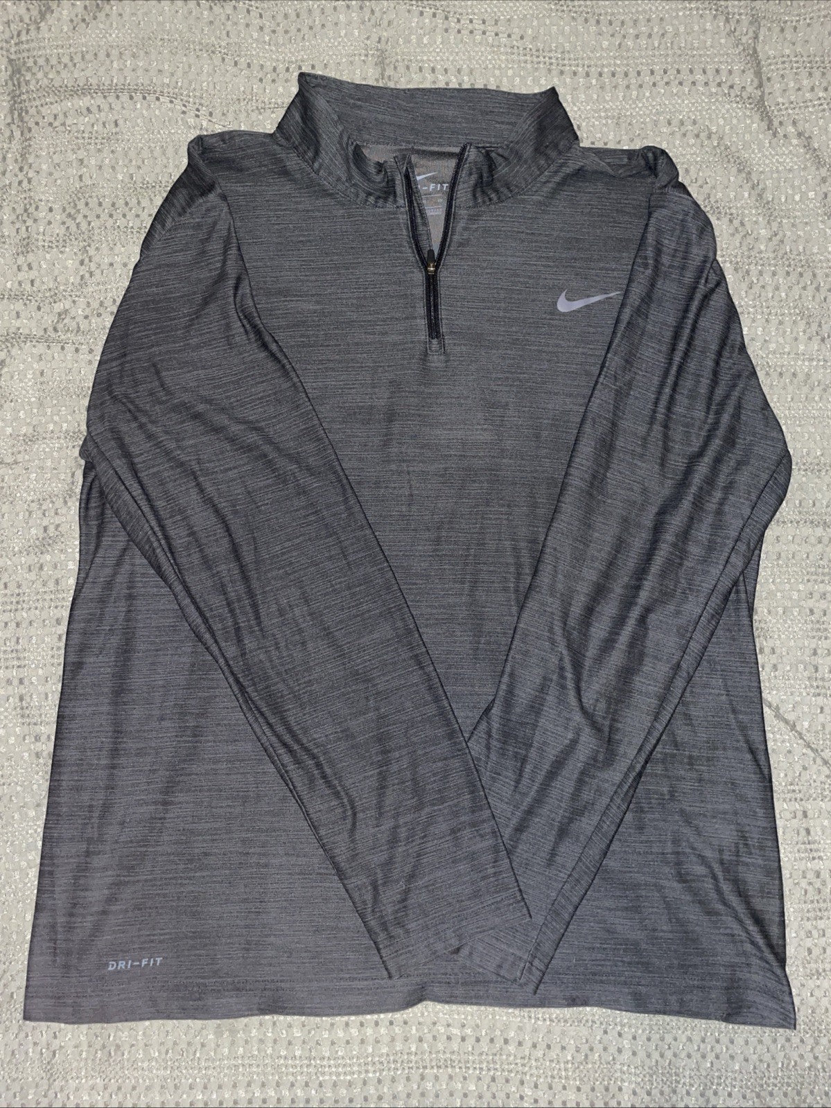 Nike Dri Fit Long Sleeve Men’s Grey XL