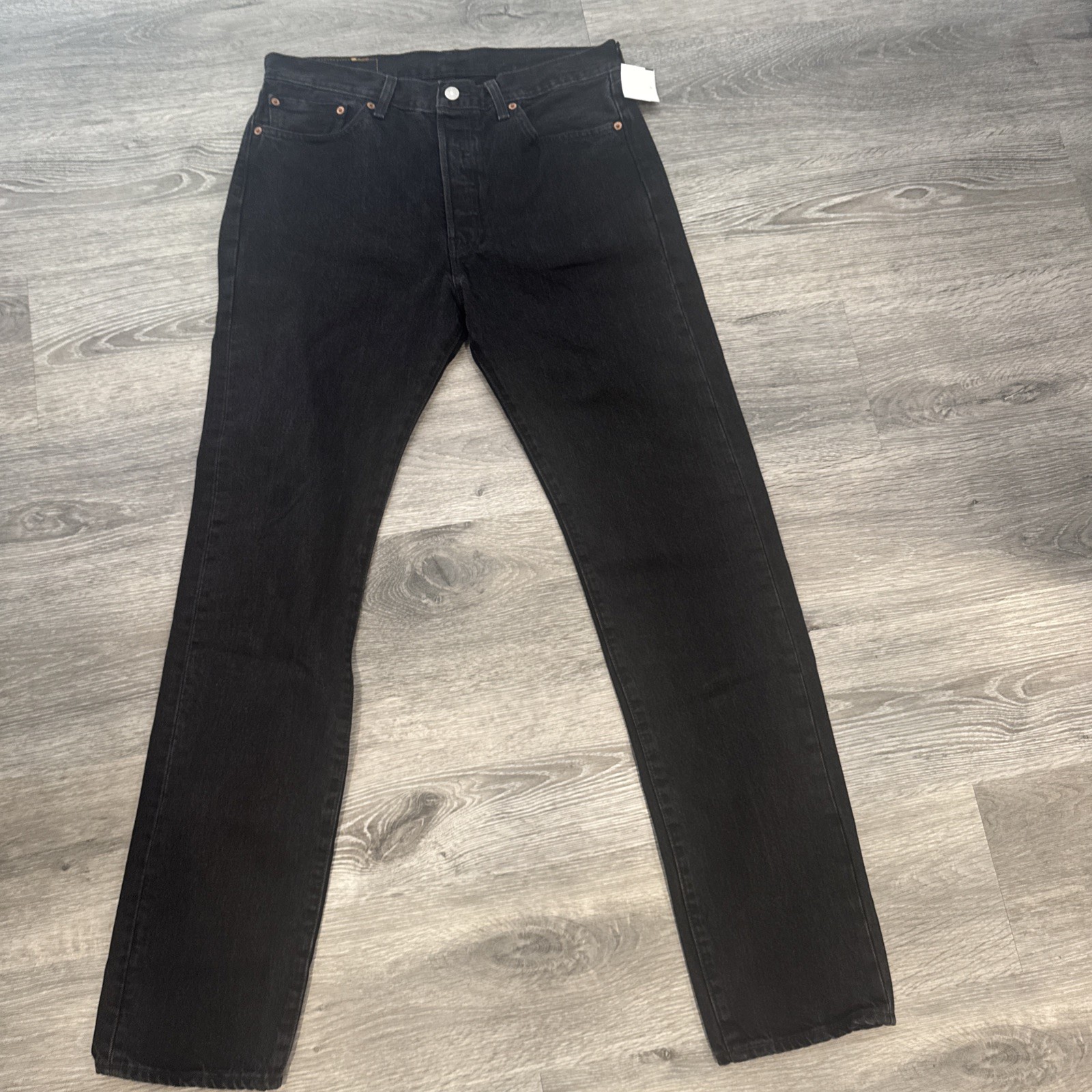 Levi’s 501 DT Denim Tears Mens Black Straight Leg Jeans 34×34 Button Fly Nice!!!