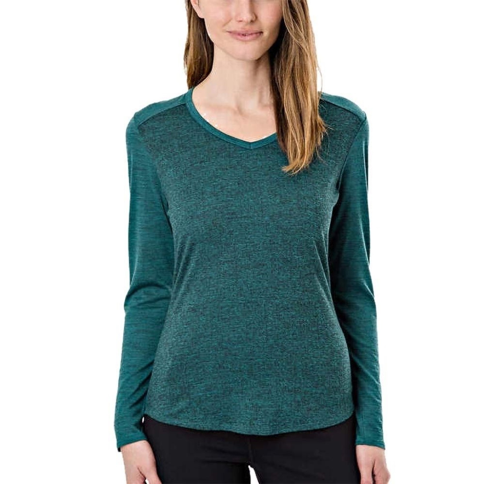 Seg’ments Merino Wool Blue Long Sleeve Top Women’s Size S