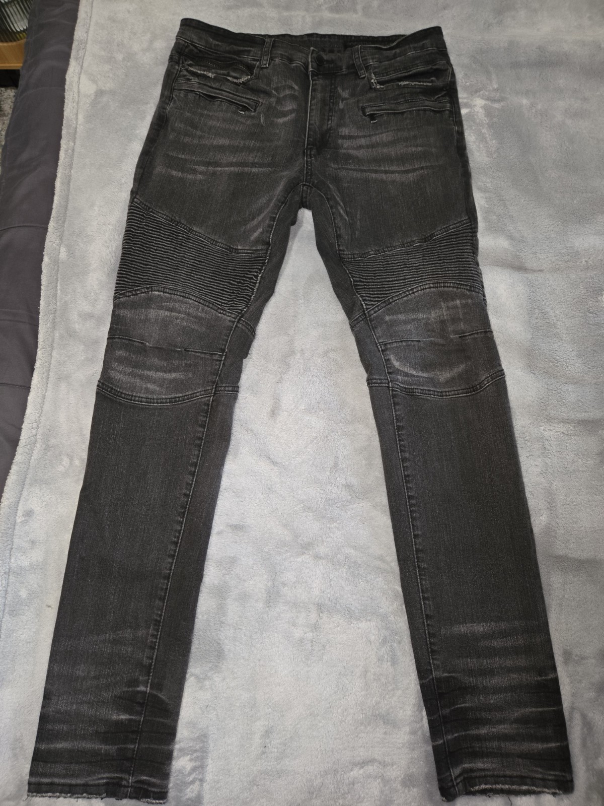 Rockstar Original Men’s Jeans Size 34 Stretch Denim Dwayne Signature Biker