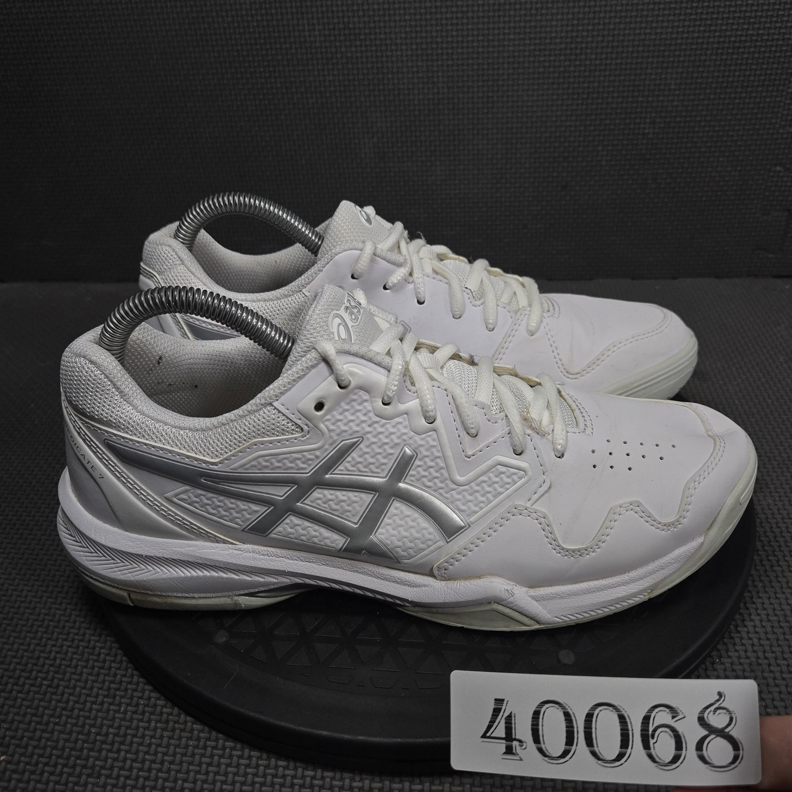 ASICS GEL-Dedicate 7 Shoes Womens Size 8.5 White Mesh Tennis Sneakers 1042A167