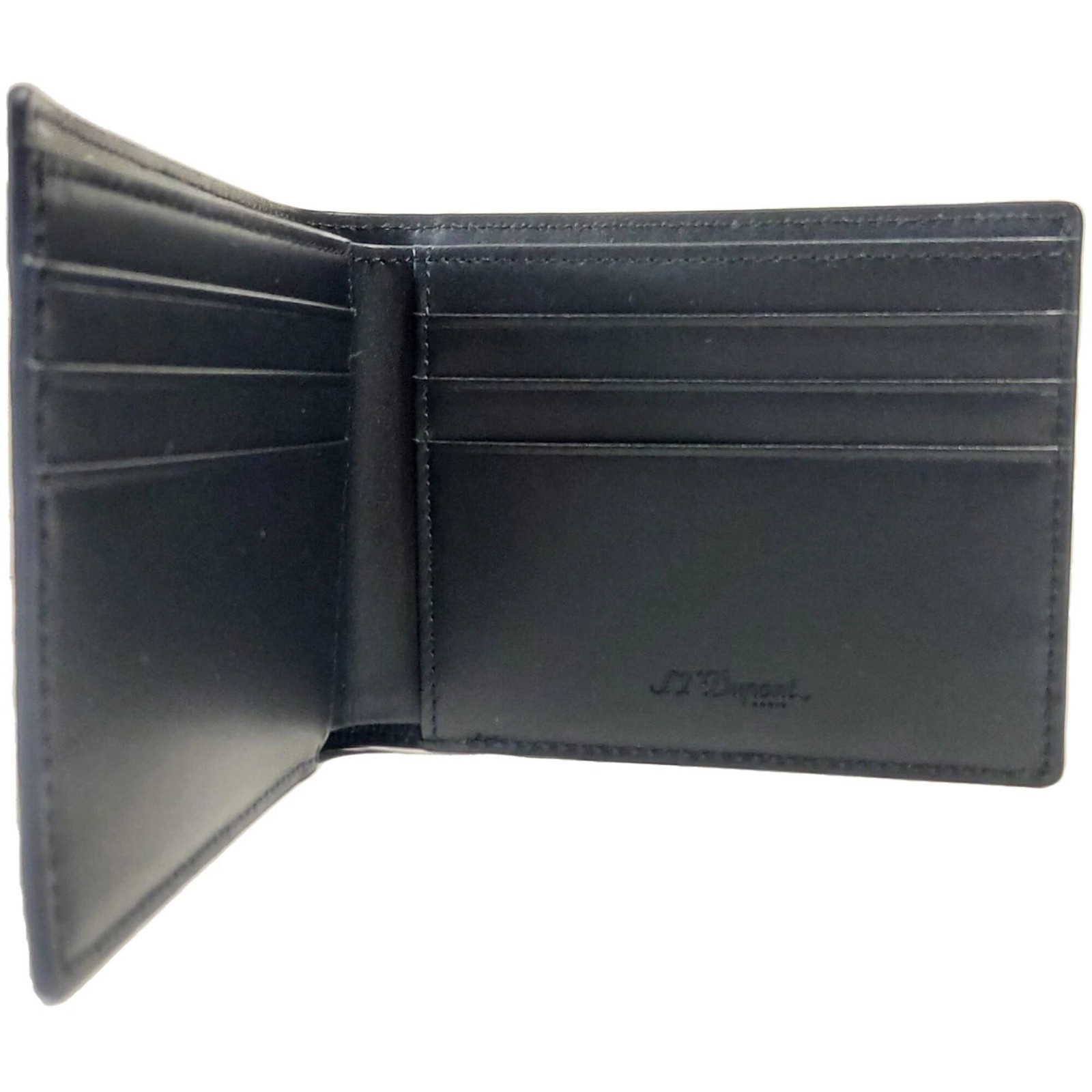 S.T. Dupont Men’s Wallet Line D Blue Grain Leather Bill and Credit Card 093000B