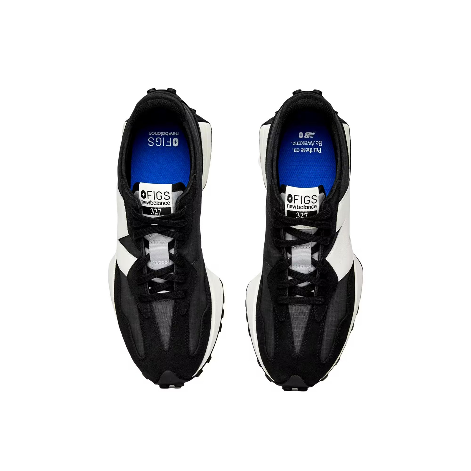 New Balance 327 Black / White U327FB Men’s Size 5 Medium