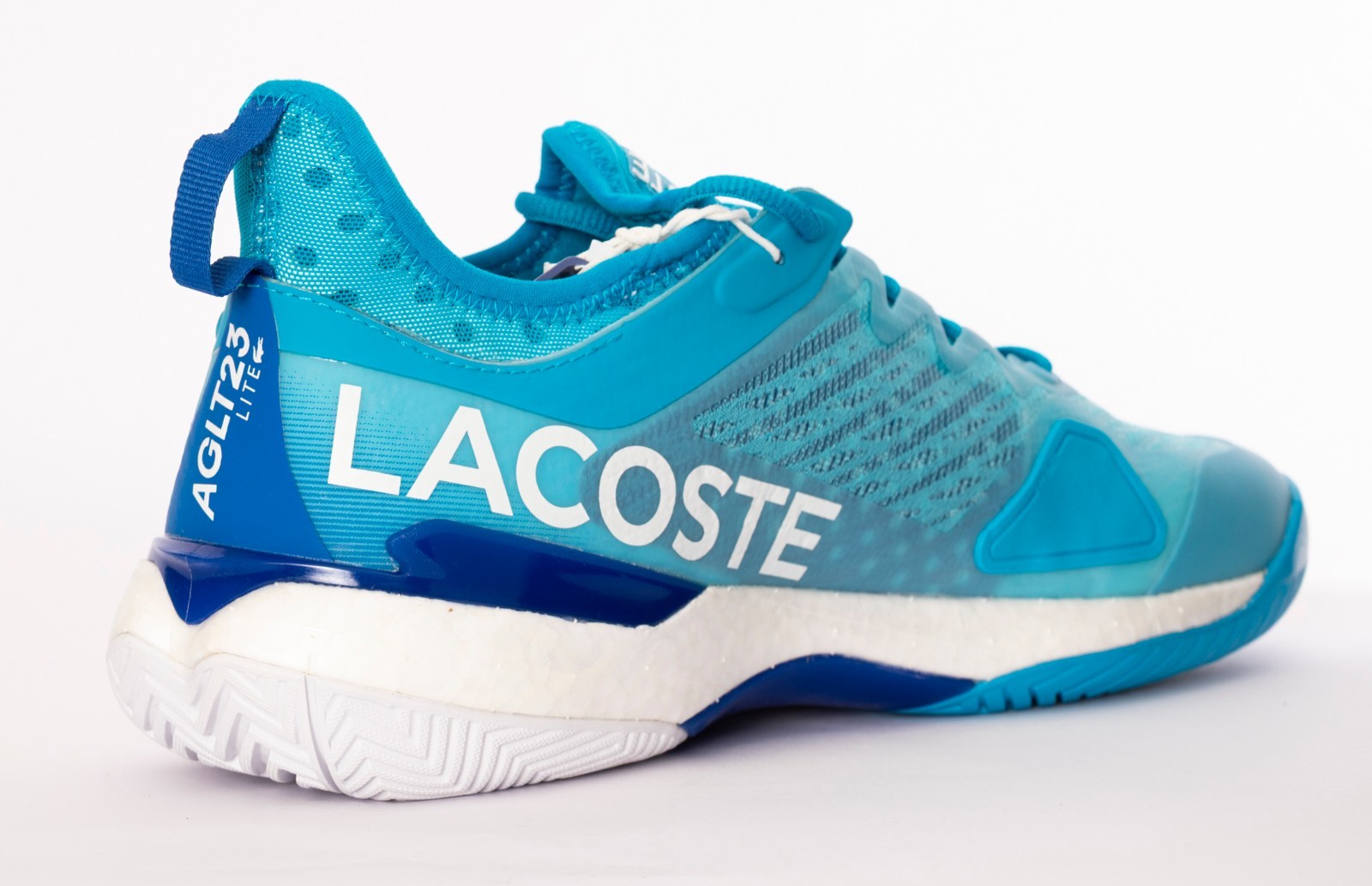Lacoste AG-LT23 Lite Men’s Size 12.5 Blue Tennis Shoes 745SMA0014PT2 NIB