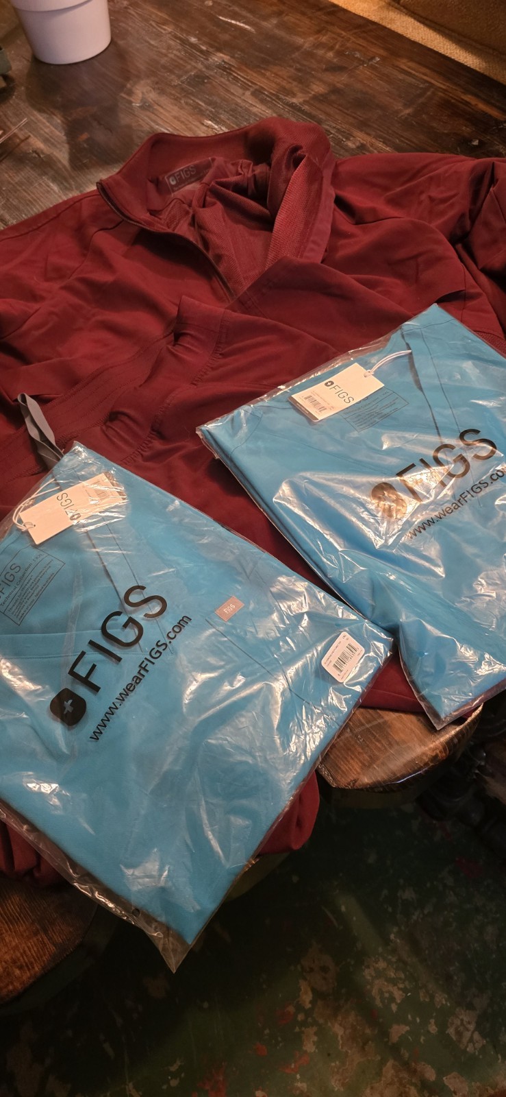 FIGS set 2 Tops NWT, Matching Set Not With Tags