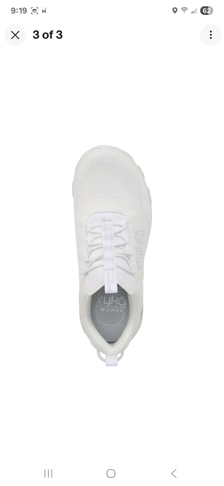 Ryka DEVOTION EZ Women’s Brilliant/White Lifestyle Shoes – Size 11 M