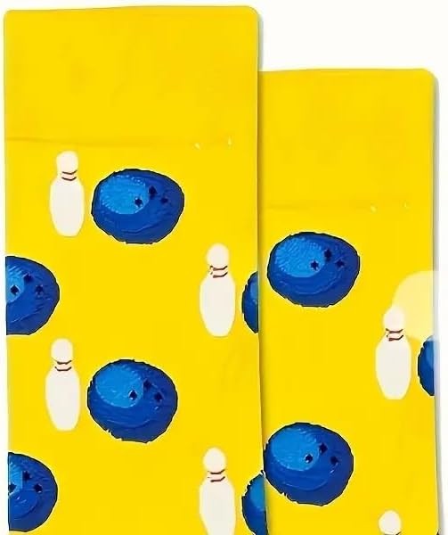10 PIN BOWLING | Mens Womens Unisex Fun Novelty Socks One Size UK 6-11 EU 40-46