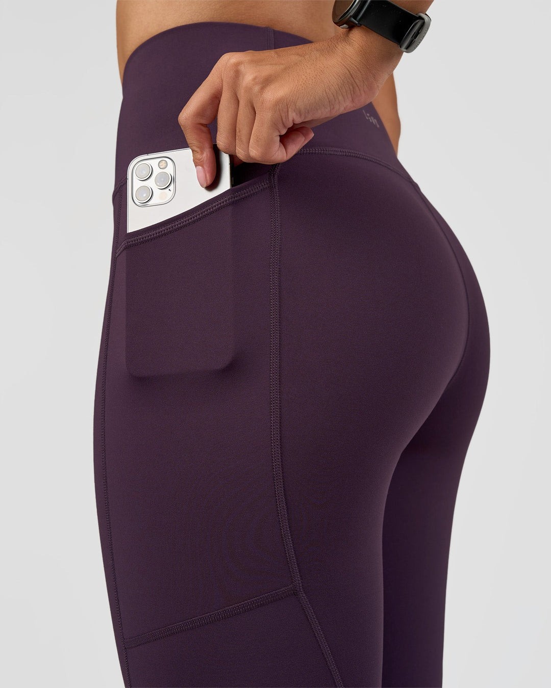 LSKD Rep Ultra High-Rise Full Length Legging Pockets Purple Plum NWT MSRP $110 M