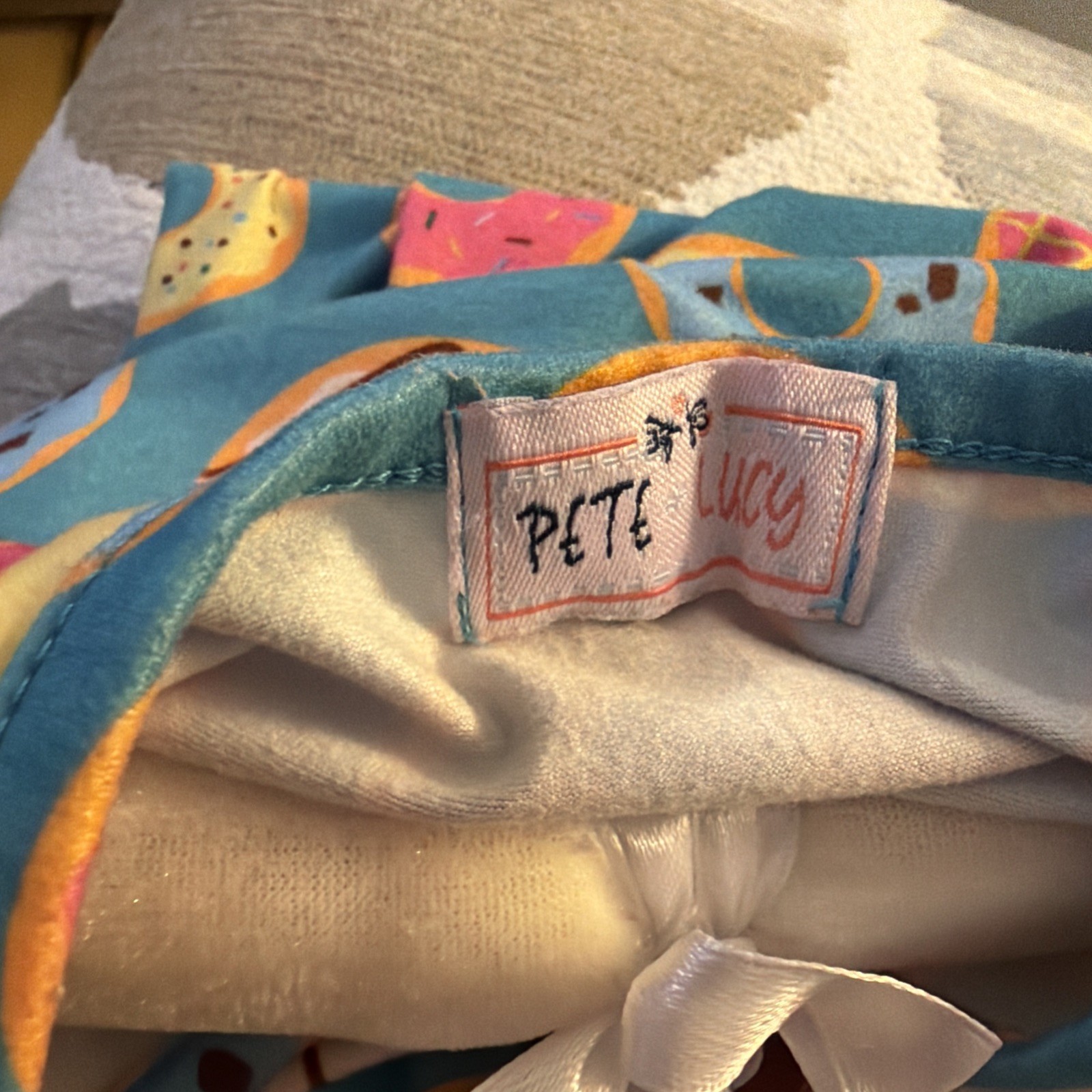 Pete +Lucy Pretty Doughnuts Romper Baby Girls Size 0-3 months
