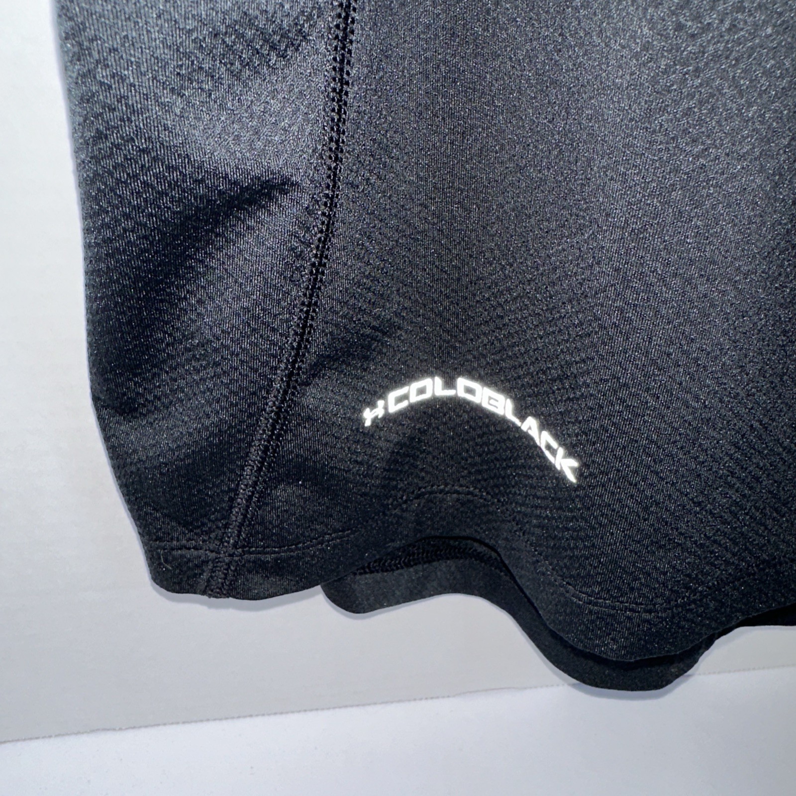 Men’s Under Armour Heat Gear Fitted Athletic Mesh Tanktop Black Size Medium