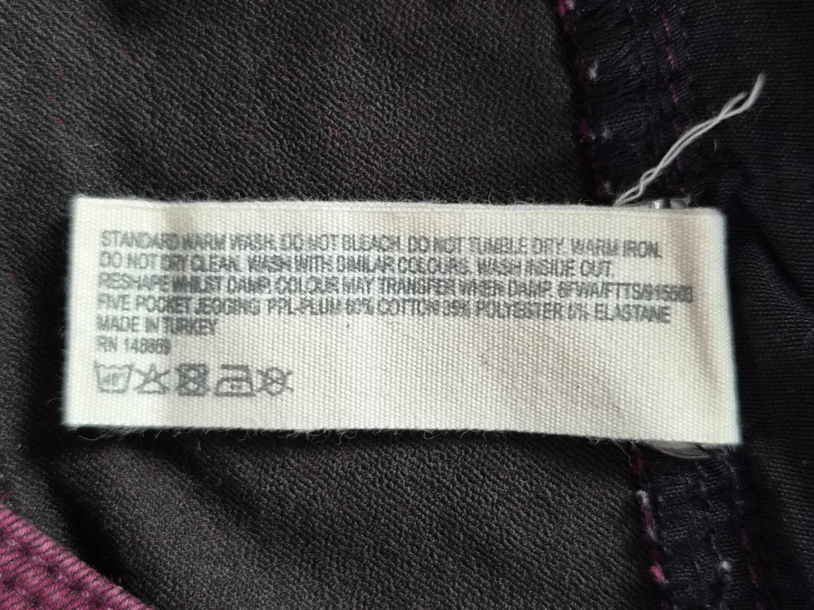 Fat Face Women’s Plum Colour Five Pocket Jegging’ – Size 14 UK Jeans Clothes