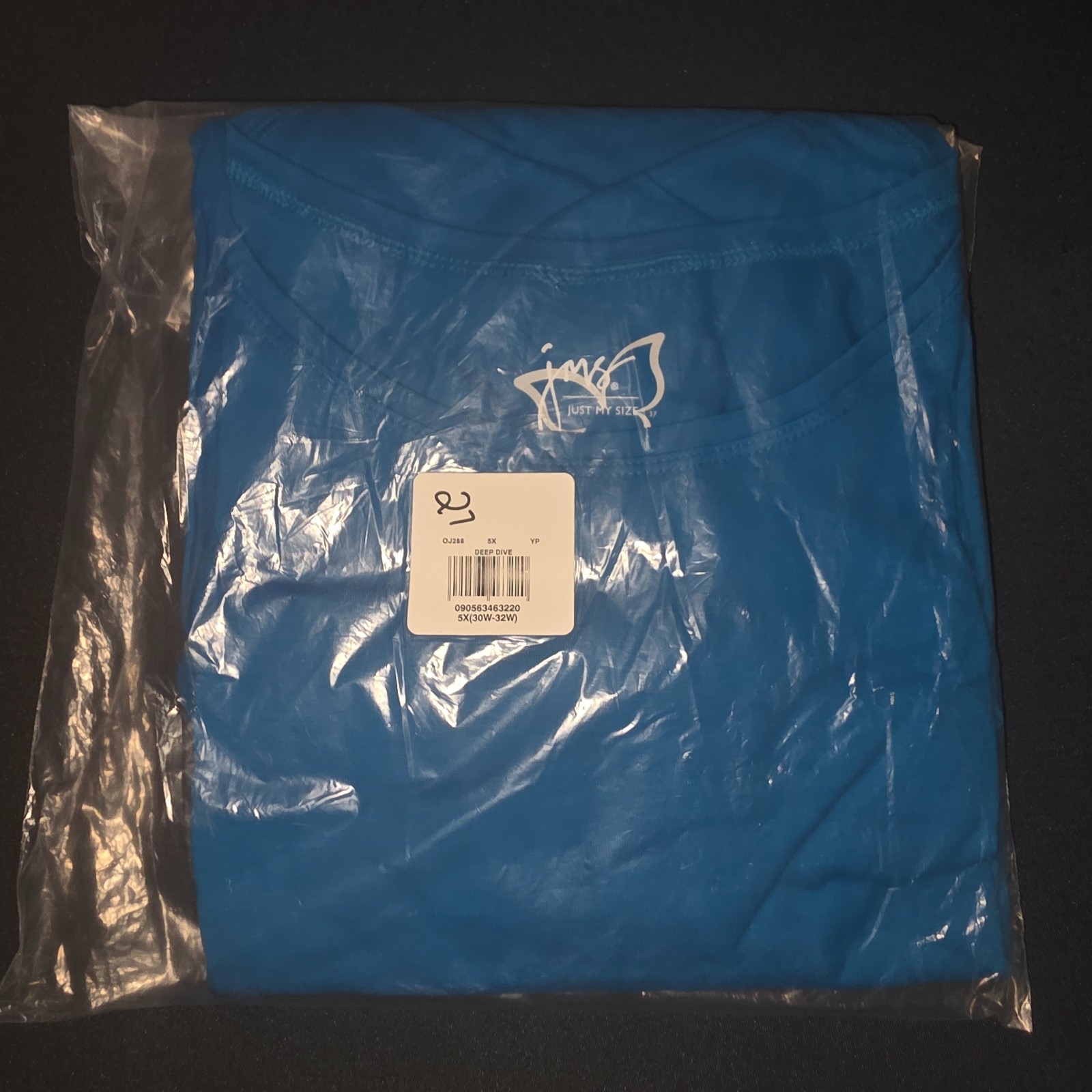 Just My Size Plus Size Tee 5x