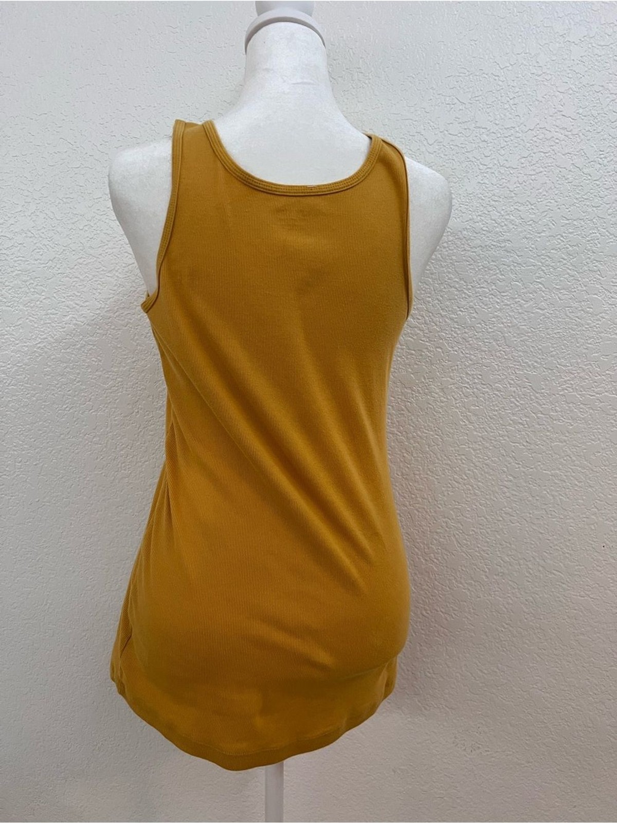 Mossimo Supply Co Ribbed Tank Top – Mustard Yellow – XXL