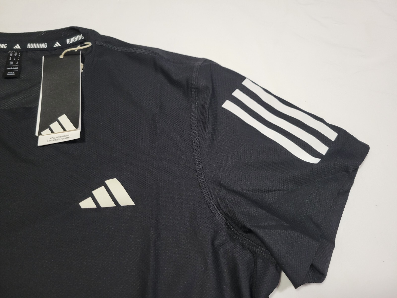 Adidas Mens OWN THE RUN Shirts S/S Training Black Jersey Tee Casual Shirt FS9799