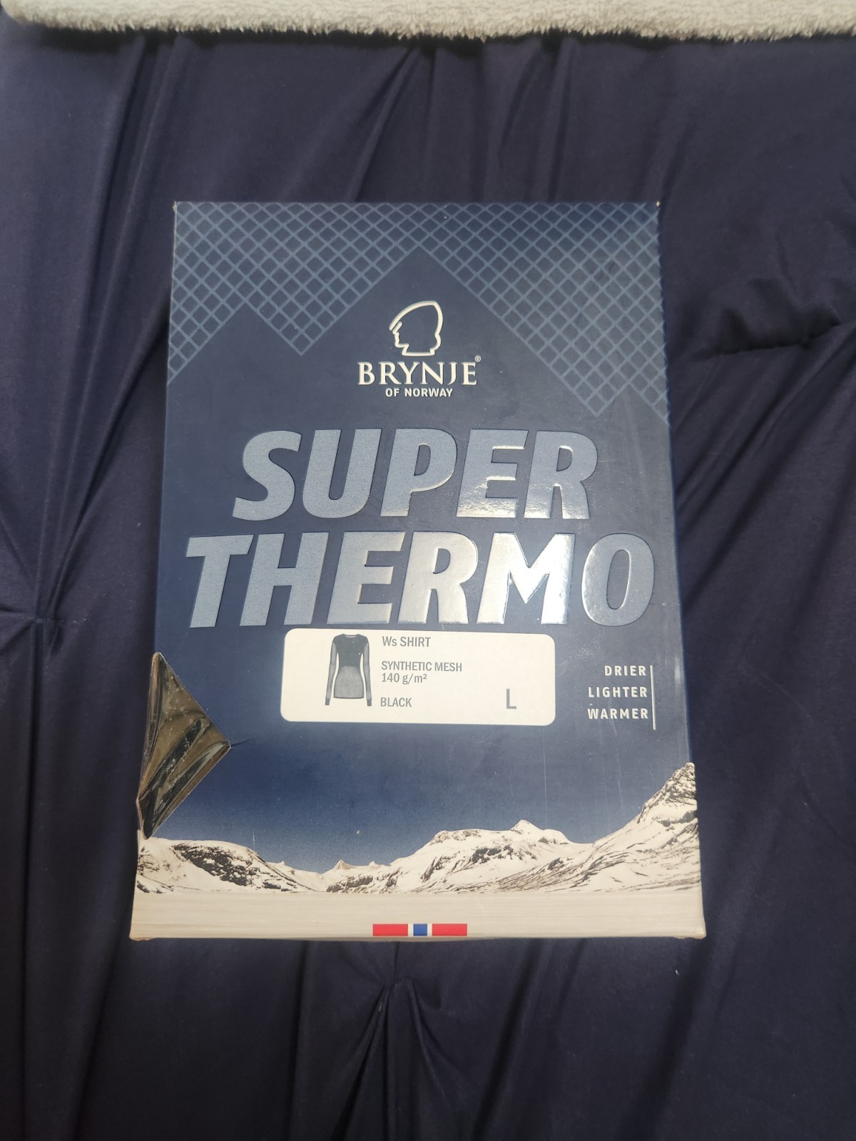 Brand New Brynje Of NORWAY Super Thermo Womens Synthetic MESH Black Size L