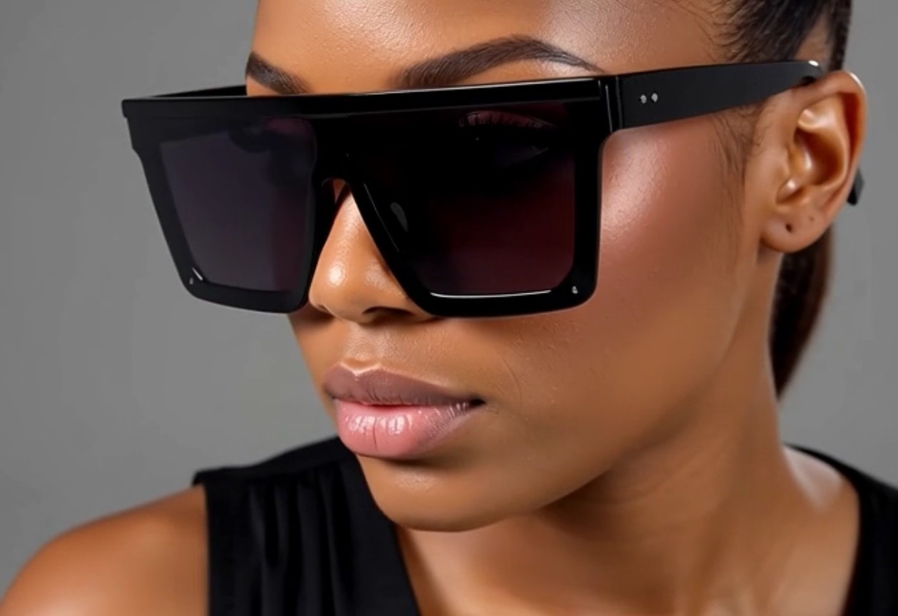 Women Men Sunglasses XL Oversized Luxury Hindsight Flat Top Square Designer New