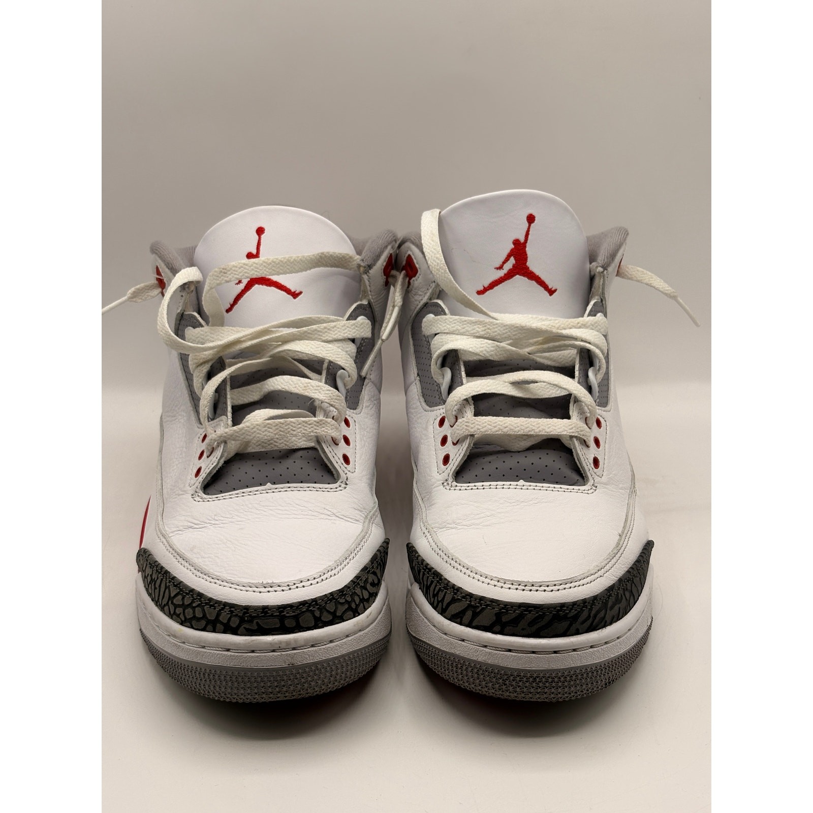 NIKE AIR JORDAN 3 Retro Fire Red Gray Cement White DN3707-160