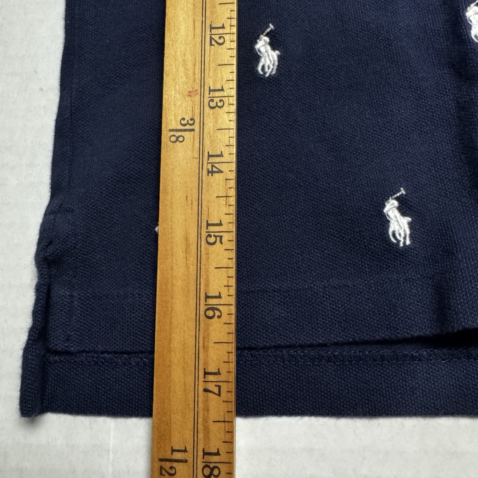 Polo Ralph Lauren Kids’ Embroidered Pony All Over Polo Shirt In Navy Size: 4/4T