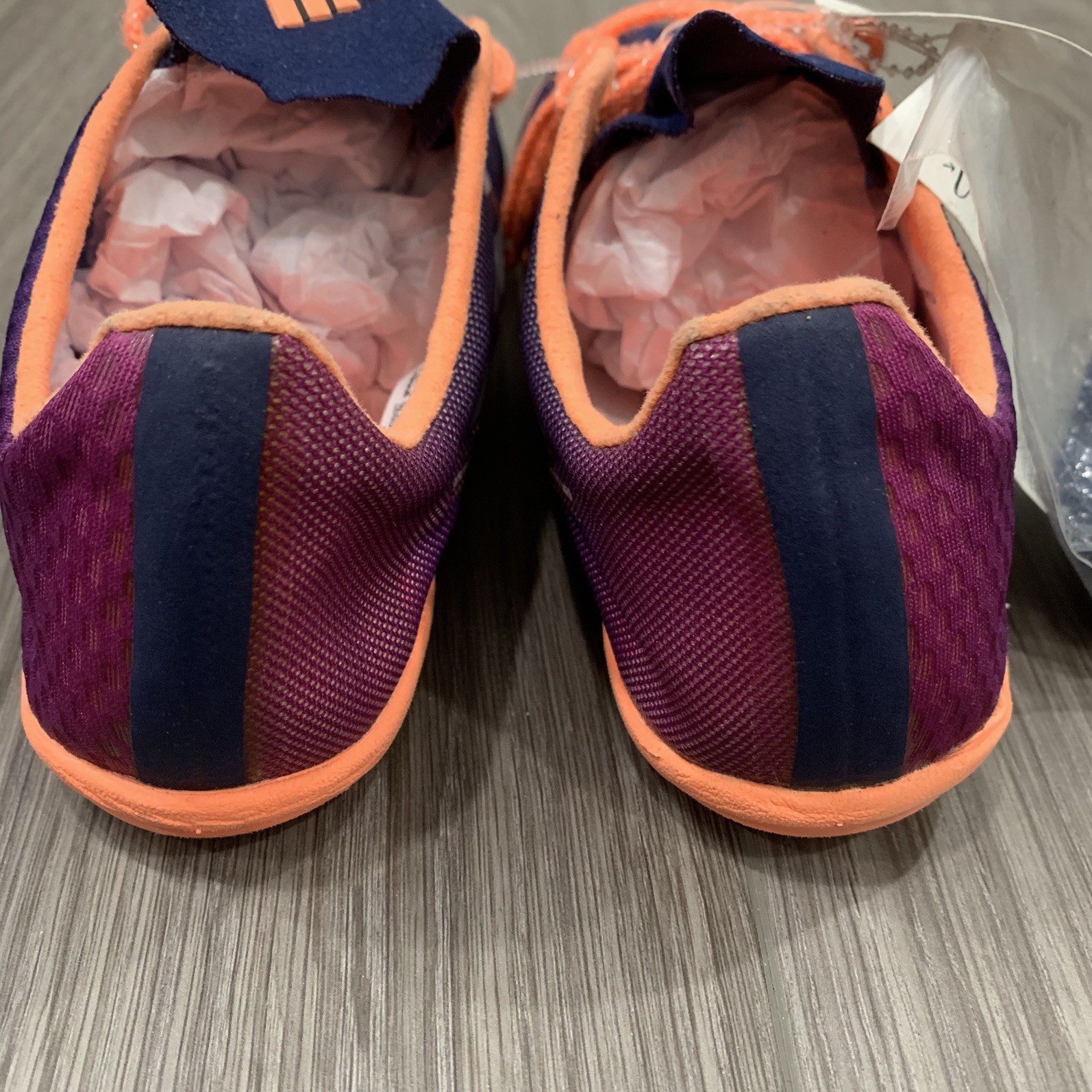 ADIDAS Adizero Ambition 2 Purple/Orange Women 6 Track & Field Spikes No Spikes