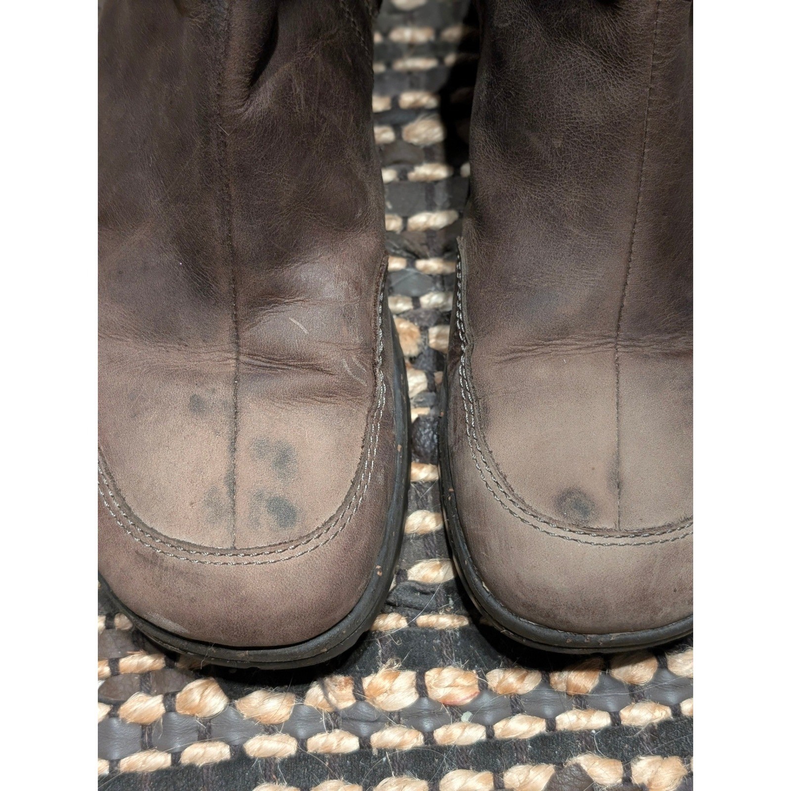 Teva Capistrano Brown Waterproof Leather Mid Calf Boots Womens 8