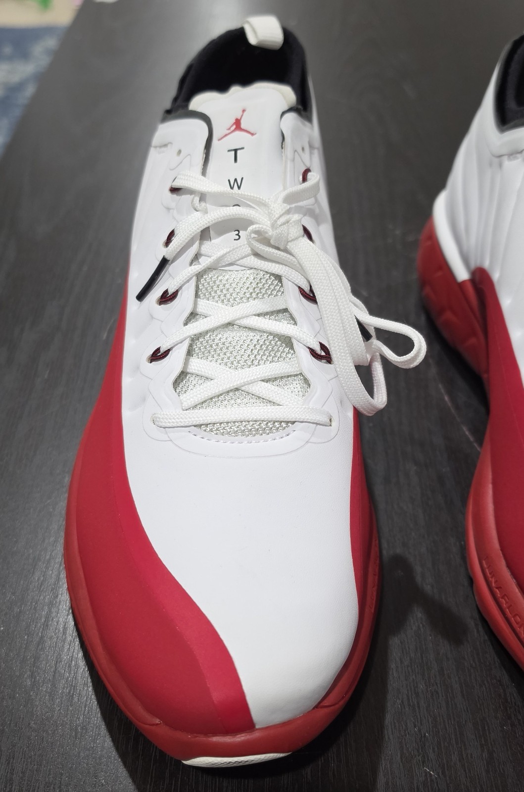 Jordan Trainer Prime White Gym Red 881463-120 Mens Size 12 New No Box TWO3 AJ12