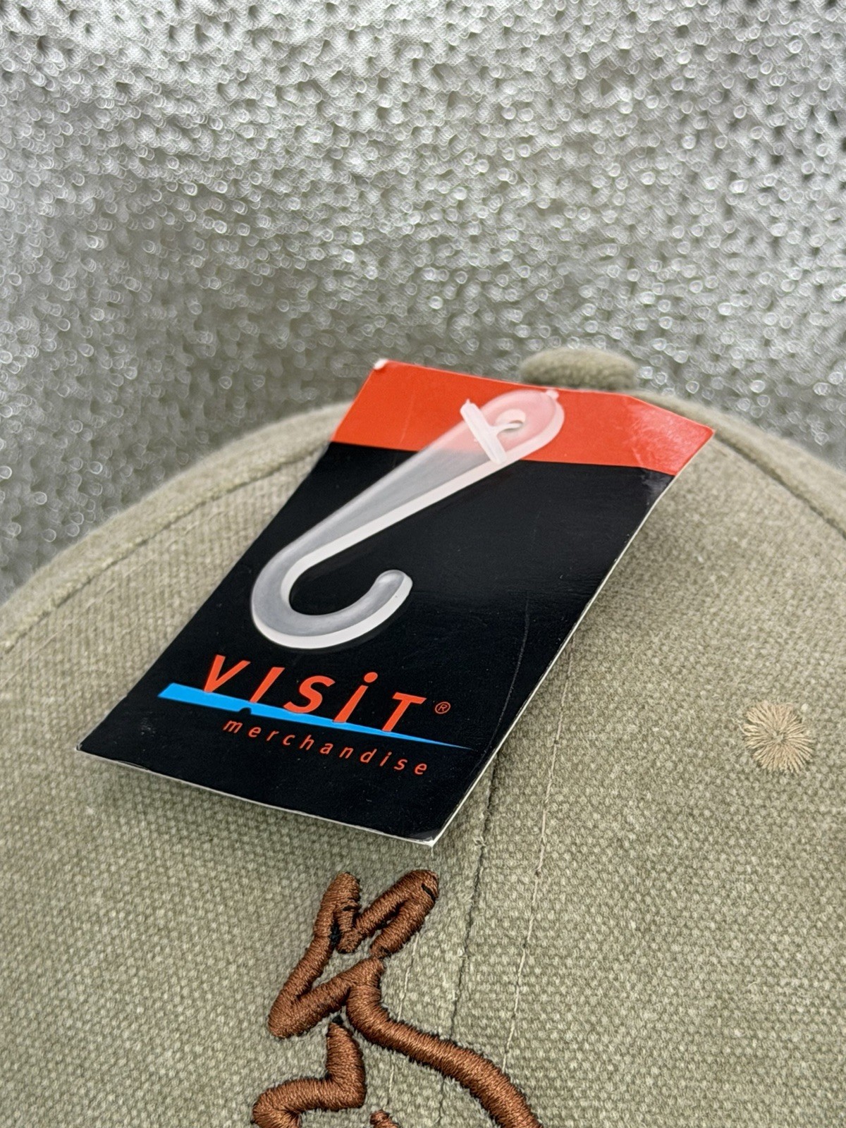 Visit Merchandise Hat Green Australia Kangaroo Suede Brim Cotton Cap Adj