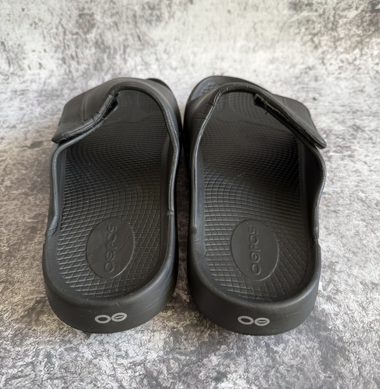 OOFOS OOahh Sport Flex Slide Black Unisex M 10 W 12 EU 43