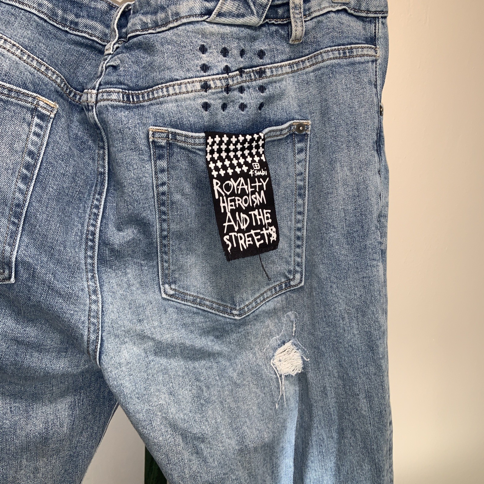 Ksubi Jeans Men Size 40 Model Van Winkle Hunter Button Fly