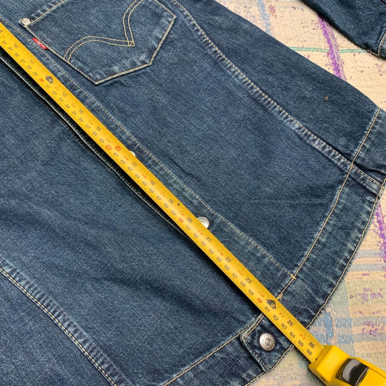 Vintage Y2K Levi’s Engineered Denim Snap Button Jean Jacket Small