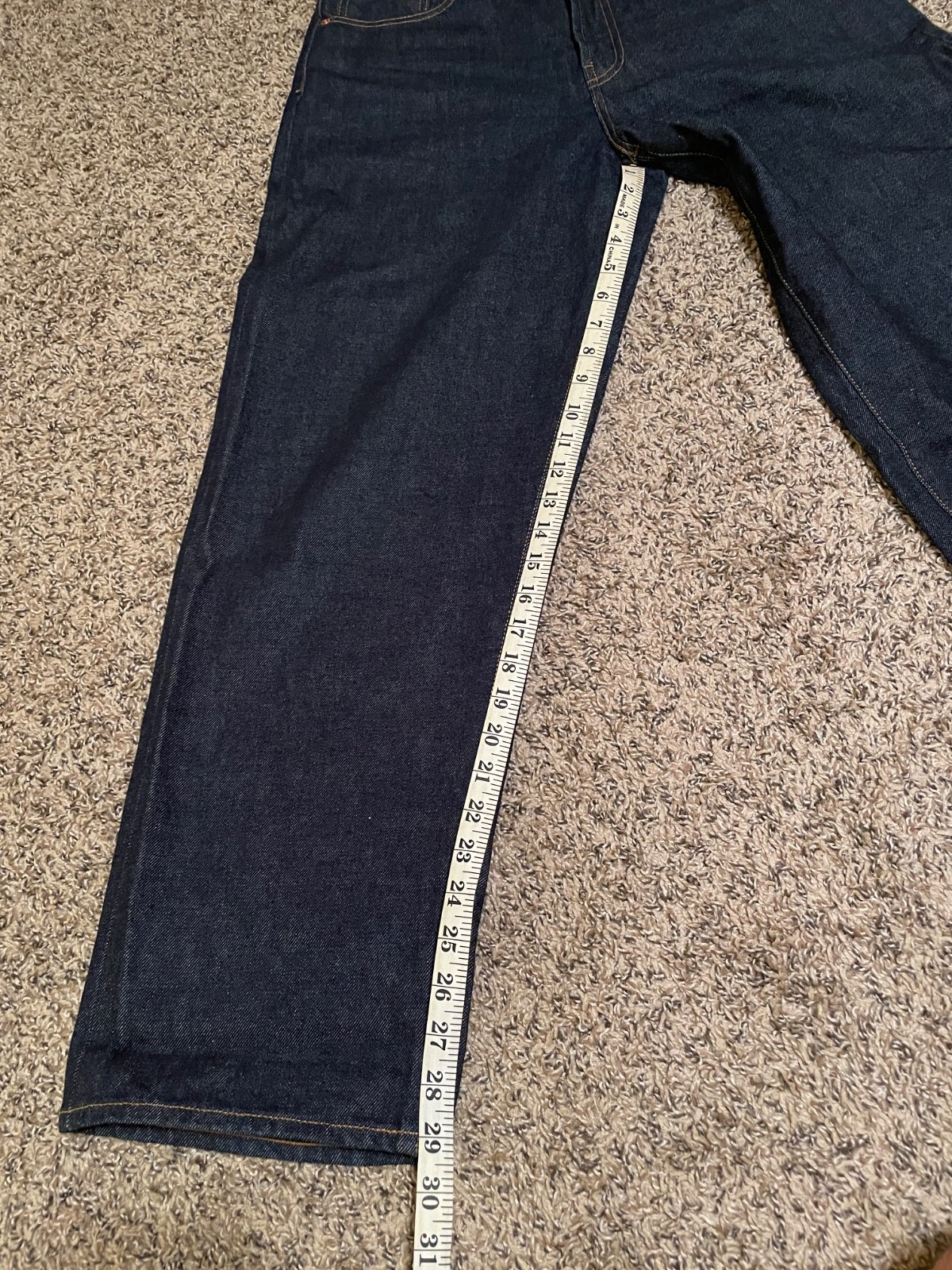 Supreme Rigid Baggy Selvedge Jean Blue Sz 30 Made in Japan