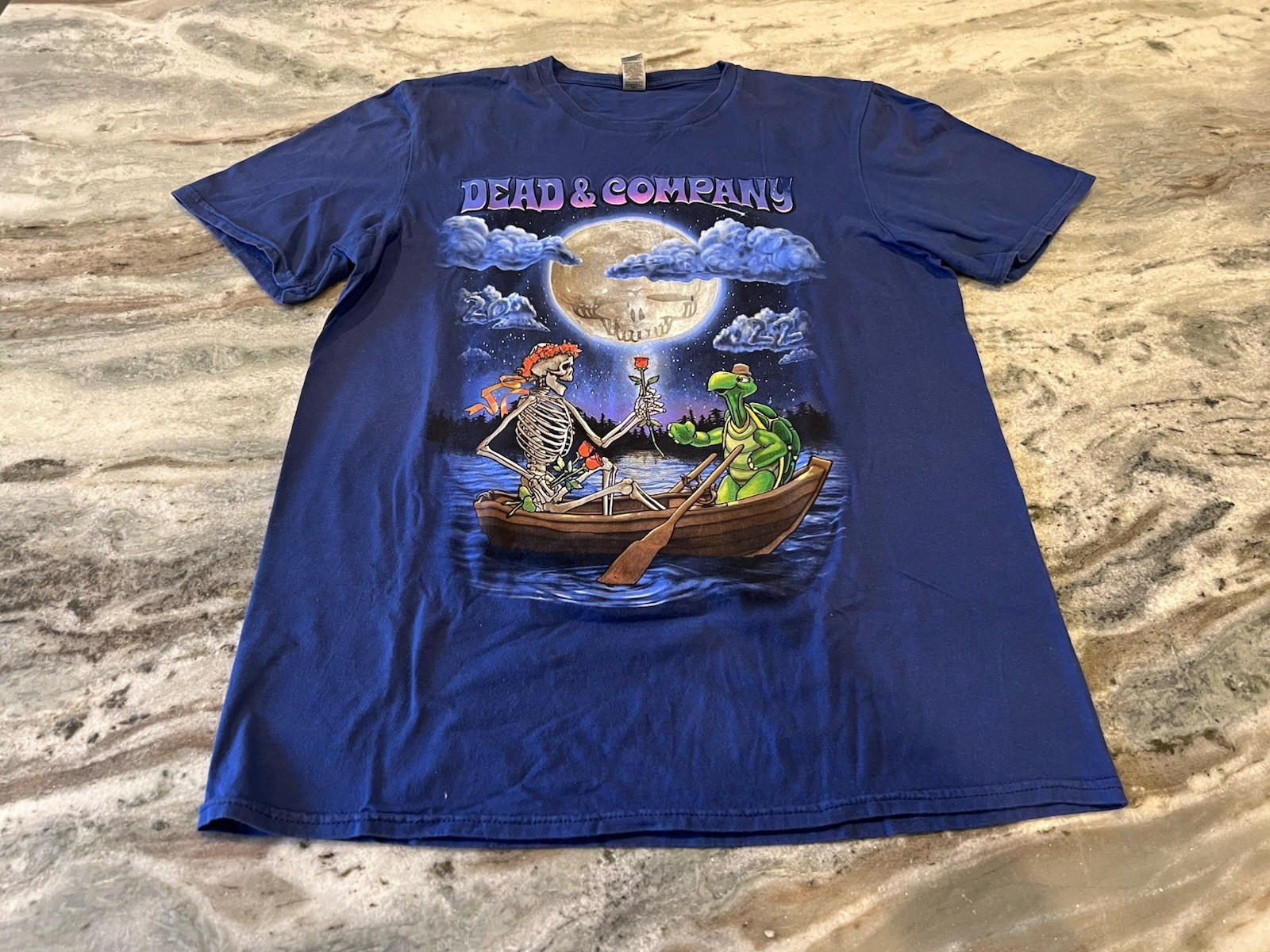 DEAD & COMPANY Medium Summer 2022 Concert T-Shirt Front Back Graphic