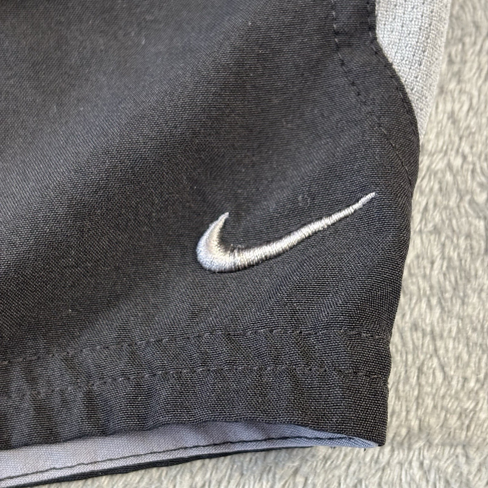 Nike Short Mens L Black Gray Core Contend 9 Volley Swim Trunks Beach Pool Summer
