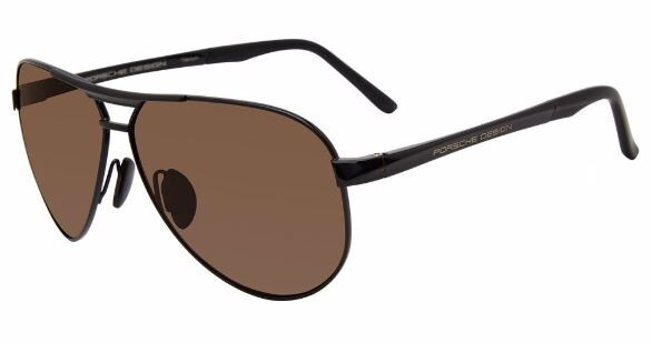 NIB PORSCHE DESIGN SUNGLASSES – P8649 J-BLACK – POLARIZED