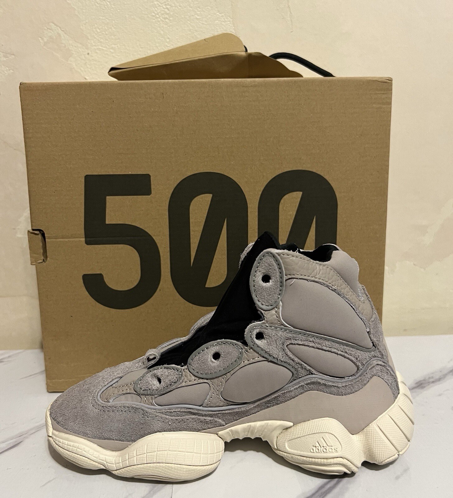 Size 4 – adidas Yeezy 500 High Mist Stone (VNDS) Worn 1 Time Super Clean