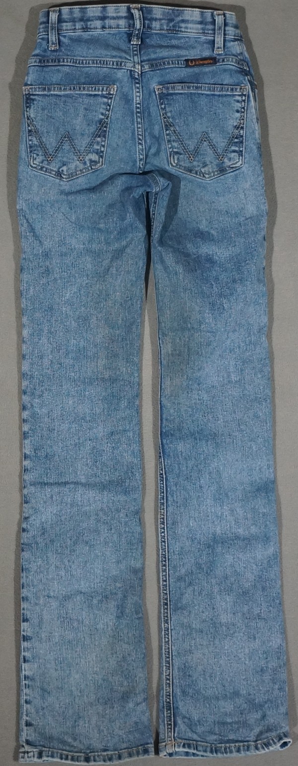 XE09409 **WRANGLER** WILLOW ULTIMATE RIDING JEAN BOOT CUT WOMENS BLUE JEANS sz24