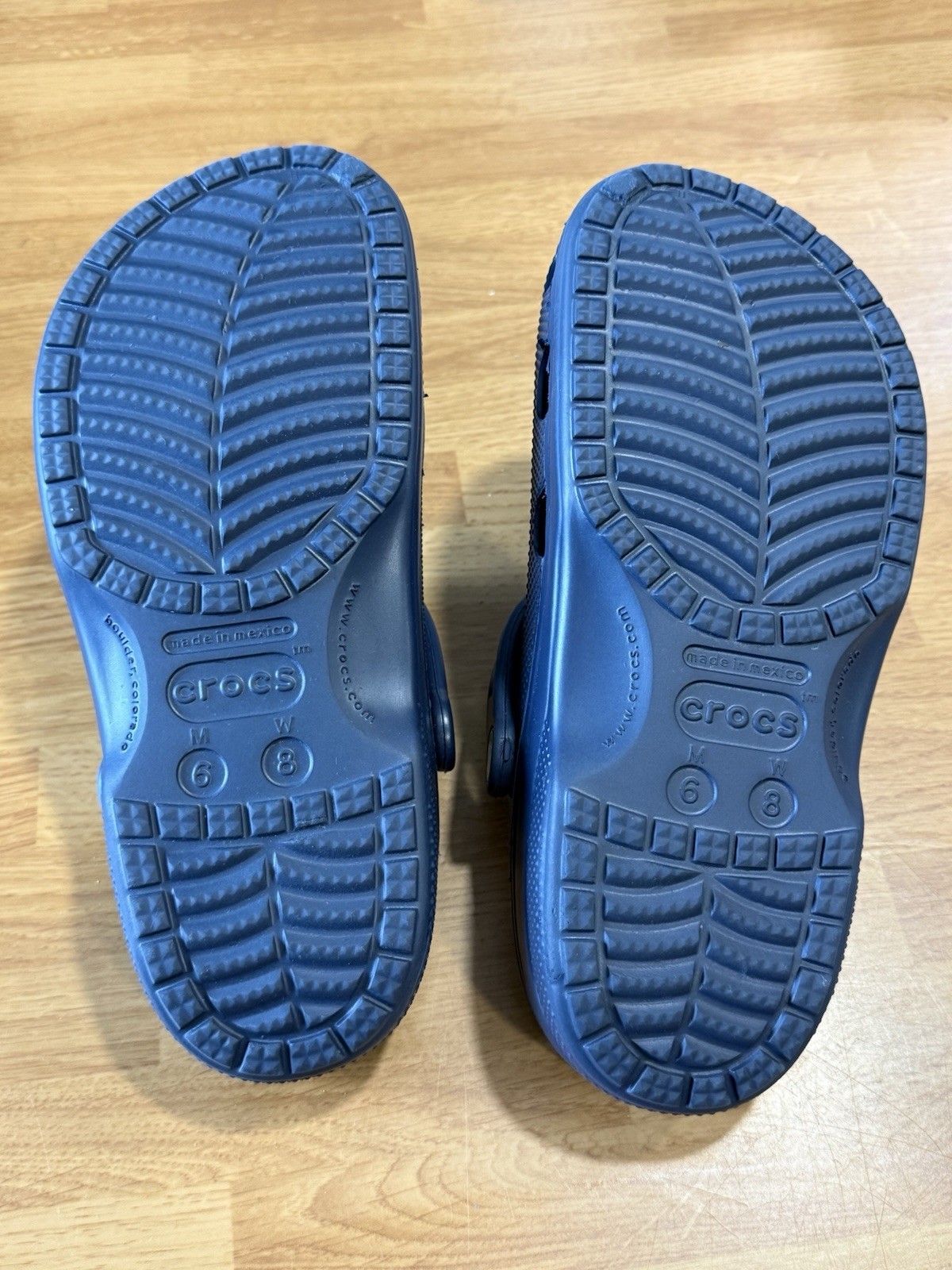 Crocs Baya Clogs Navy Blue Women 8 from my personal collection EUC