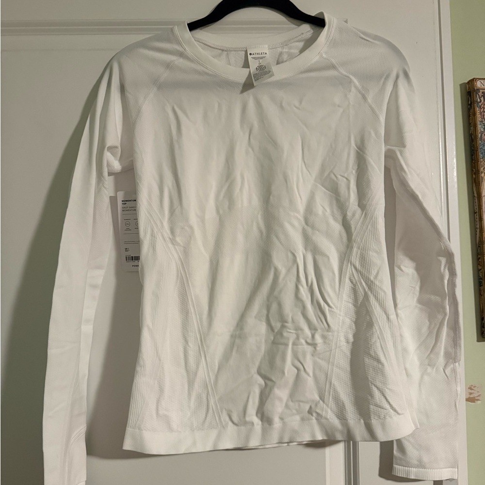 Athleta Momentum Seamless Long Sleeve Top