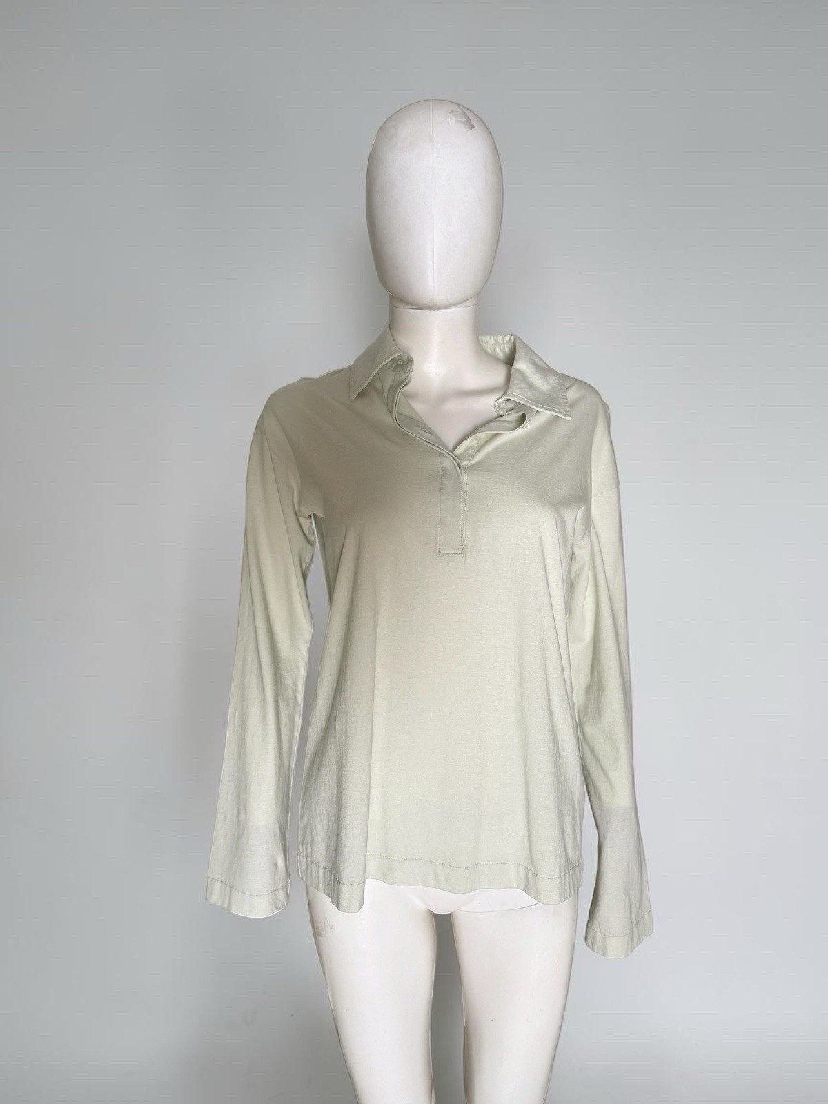 Roddie brushed cotton-jersey polo shirt