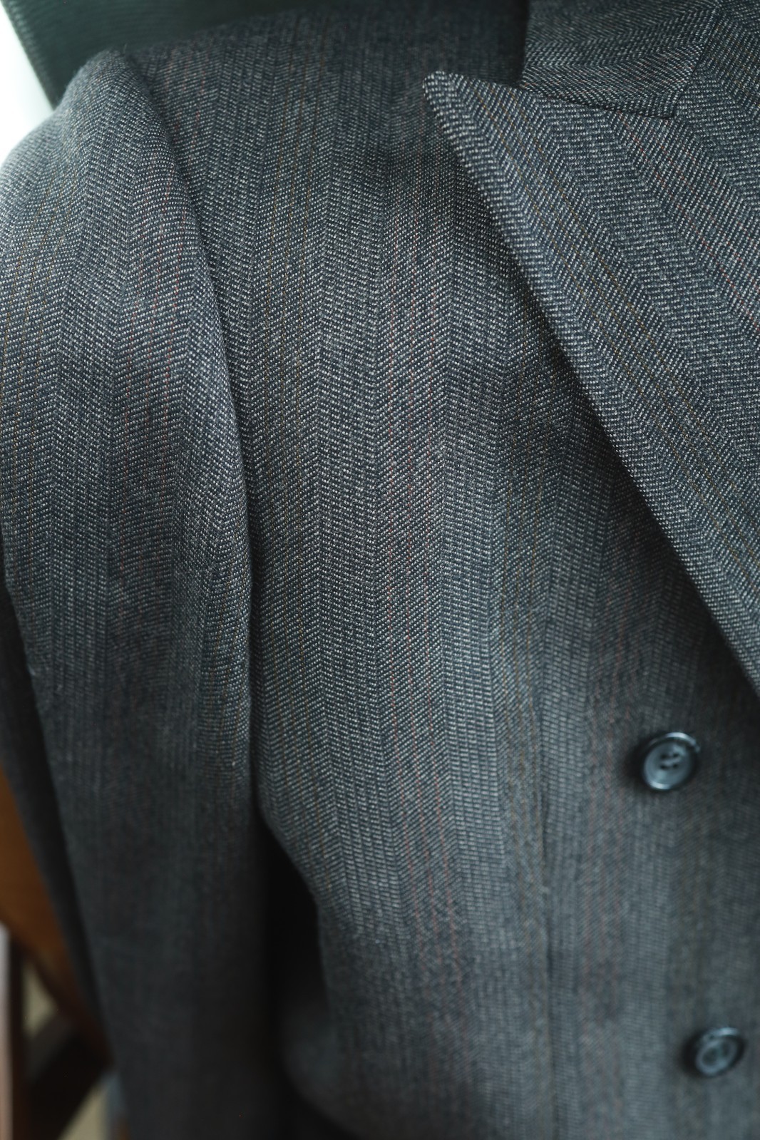 Lubiam Brown Double Breasted Suit 42